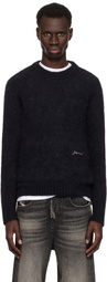 GANNI Black Knit Sweater