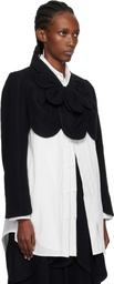 Noir Kei Ninomiya Black Flower Short Jacket