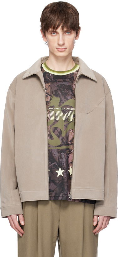 Photo: Dime Taupe Cord Zip Jacket