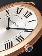 Cartier - Drive de Cartier Hand-Wound 18-Karat Pink Gold and Alligator Watch, Ref. No. CRWGNM0006