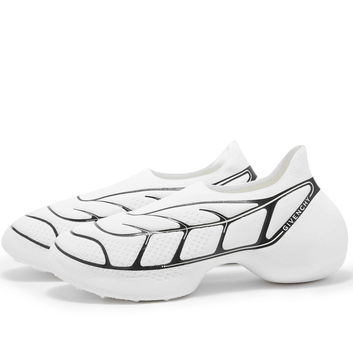Photo: Givenchy Men's TK-360 Plus Sneakers in White/Black