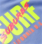 Pasadena Leisure Club - Logo-Print Fleece-Back Cotton-Jersey Hoodie - Blue