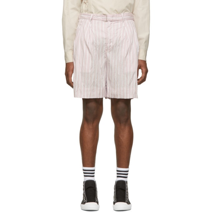 Photo: 3.1 Phillip Lim Pink Striped Relaxed Shorts