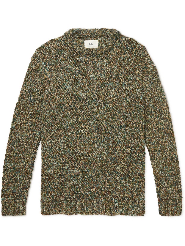 Photo: Folk - Knitted Sweater - Green