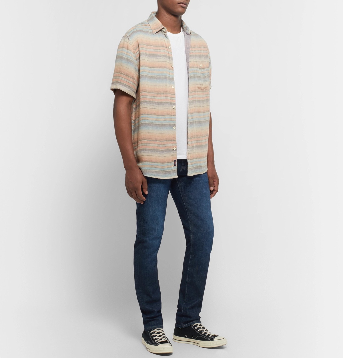 AG Jeans - Tellis Slim-Fit Stretch-Denim Jeans - Blue