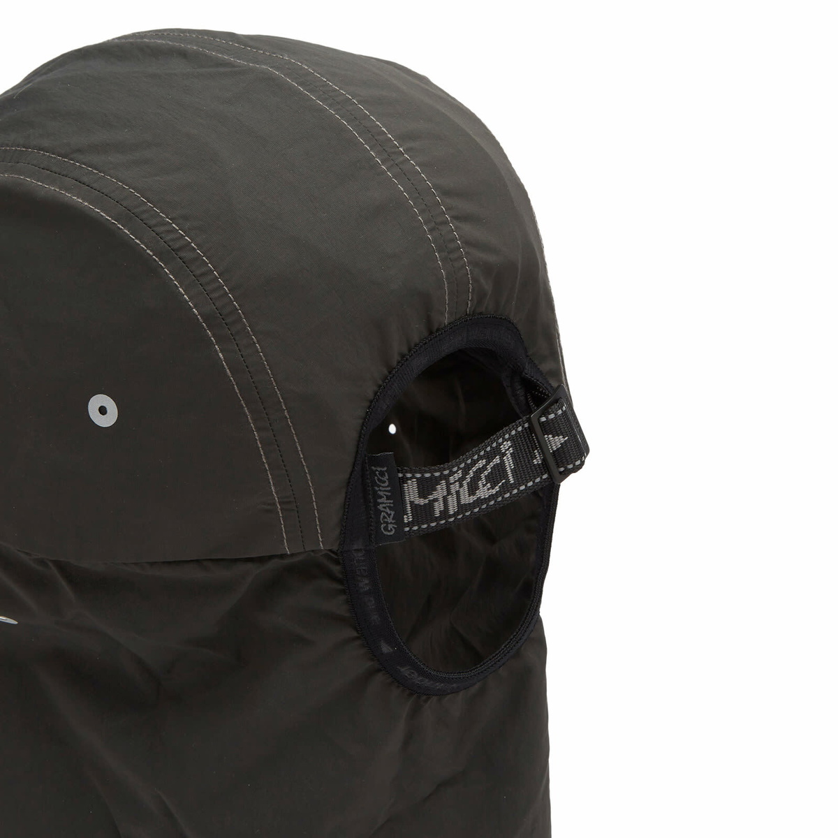 Gramicci Men's x and wander Brushed Nylon Sunshade Cap in Charcoal 