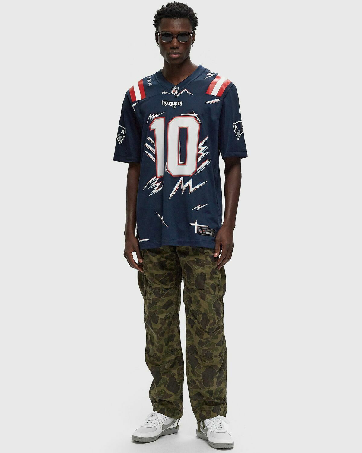 Fanatics Nike x HARD New England Patriots Game Jersey-Drake Maye