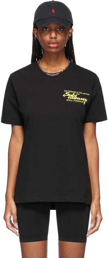 Photo: SSENSE WORKS SSENSE Exclusive Black Puzzle ‘Subcultures’ T-Shirt