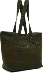 Uniform Bridge Khaki Waxed Tote