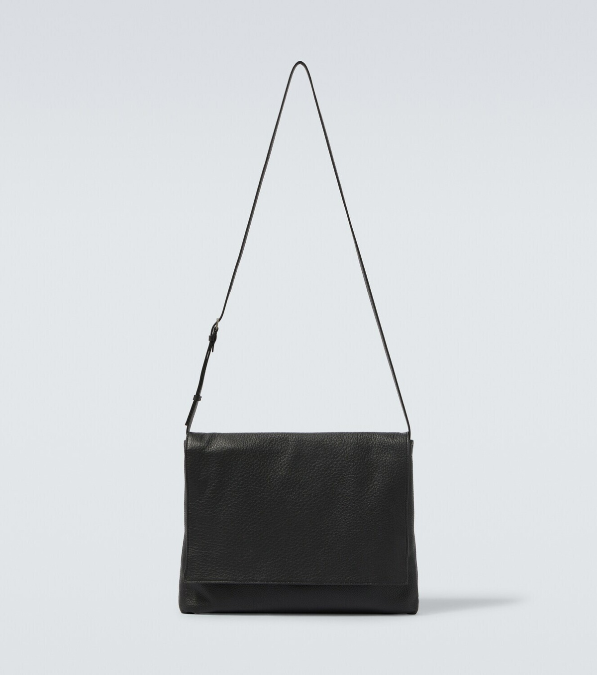 The Row Nan leather messenger bag