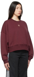 adidas Originals Burgundy Adicolor Essentials Fleece Sweatshirt