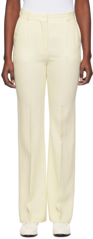 Photo: TOTEME Off-White Evening Trousers