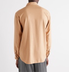 UMIT BENAN B - Silk and Cashmere-Blend Shirt - Neutrals