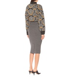 Dries Van Noten - Wool-blend pencil skirt