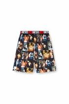 Diesel Bowling shirt with graphic prints - Shorts - Unisex - Black