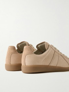 Maison Margiela - Replica Suede-Trimmed Leather Sneakers - Neutrals