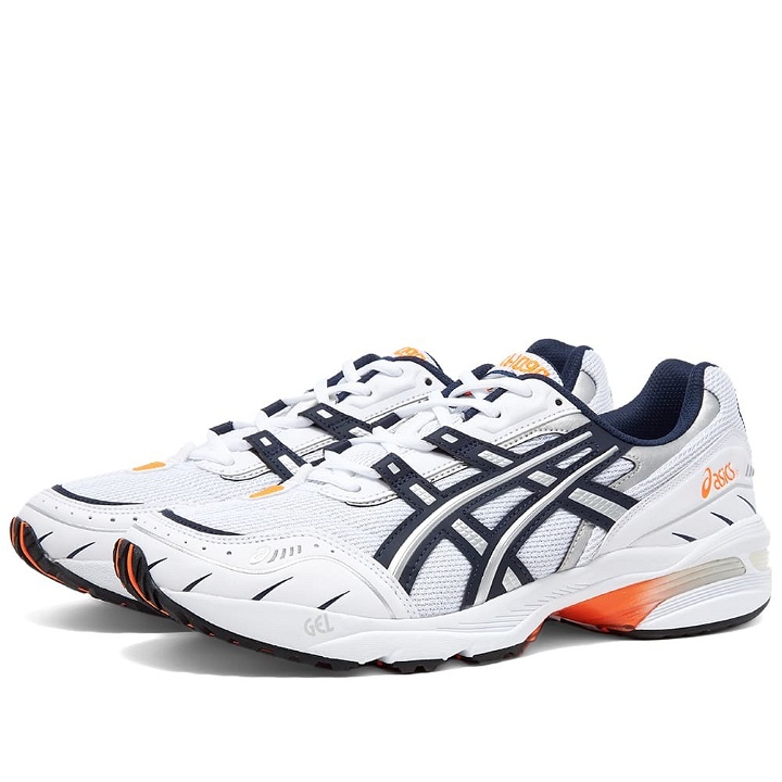 Photo: Asics Gel-1090 Sneakers in White/Midnight