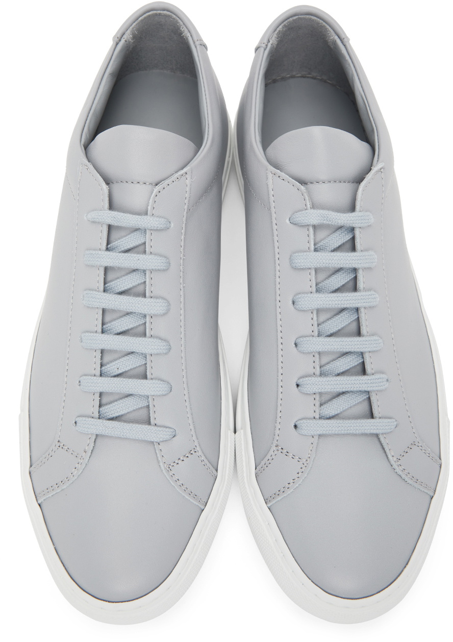 Common Projects Grey Original Achilles Low Sneakers Common