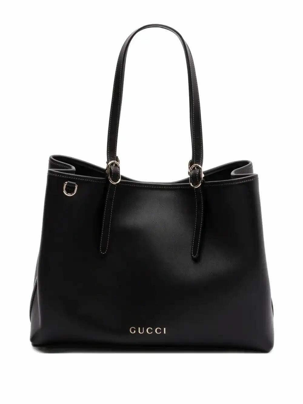Gucci Medium GG-Emblem Tote Bag
