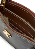 Tory Burch Lee Radziwill Mini Pebbled Leather top Handle bag - Black - One Size