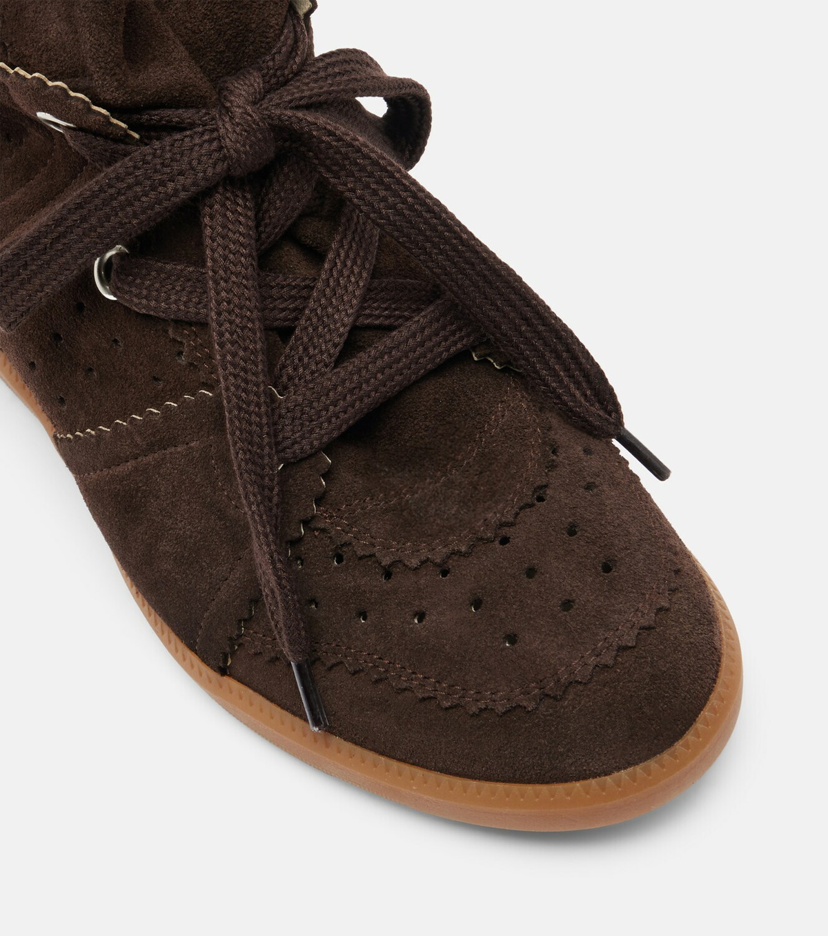 Isabel Marant Bobby suede wedge sneakers