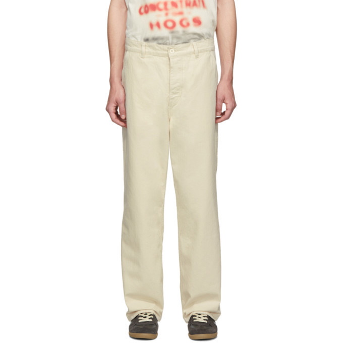 Photo: Our Legacy Off-White Carpenter Trousers