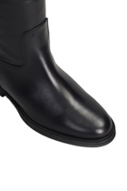 Via Roma 15 In Black Leather