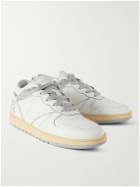 Rhude - Rhecess Distressed Leather Sneakers - White