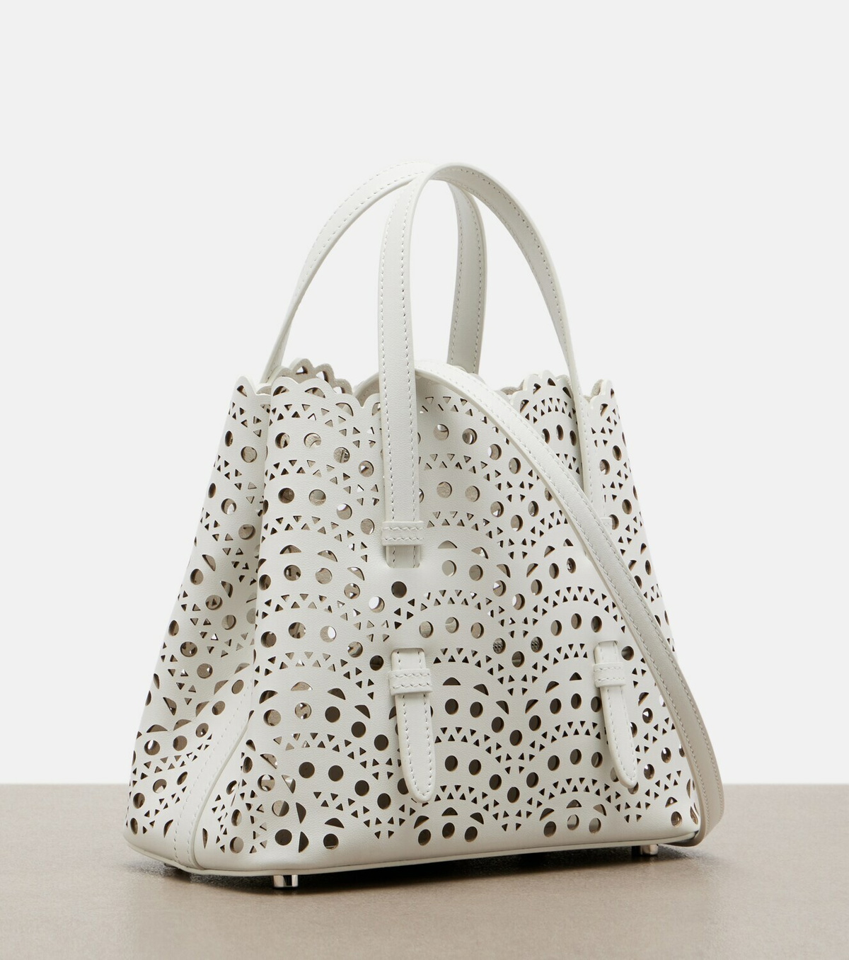 Alaïa Mina 20 Vienne leather tote bag