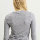 SUNDAYFRUITMARKET Women's Mini Sun Long Sleeve Top in Grey