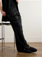 Christian Louboutin - Varsi Espadon Collapsible-Heel Logo-Jacquard Canvas and Leather Espadrilles - Black