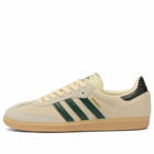 Adidas Men's Samba Og Sneaker in Cream White/Collegiate Green/Magic Beige