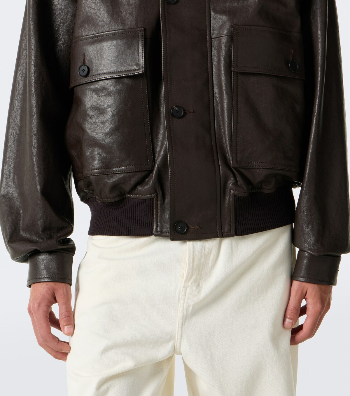 Auralee Leather jacket