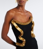 Rachel Gilbert Malik embellished gown