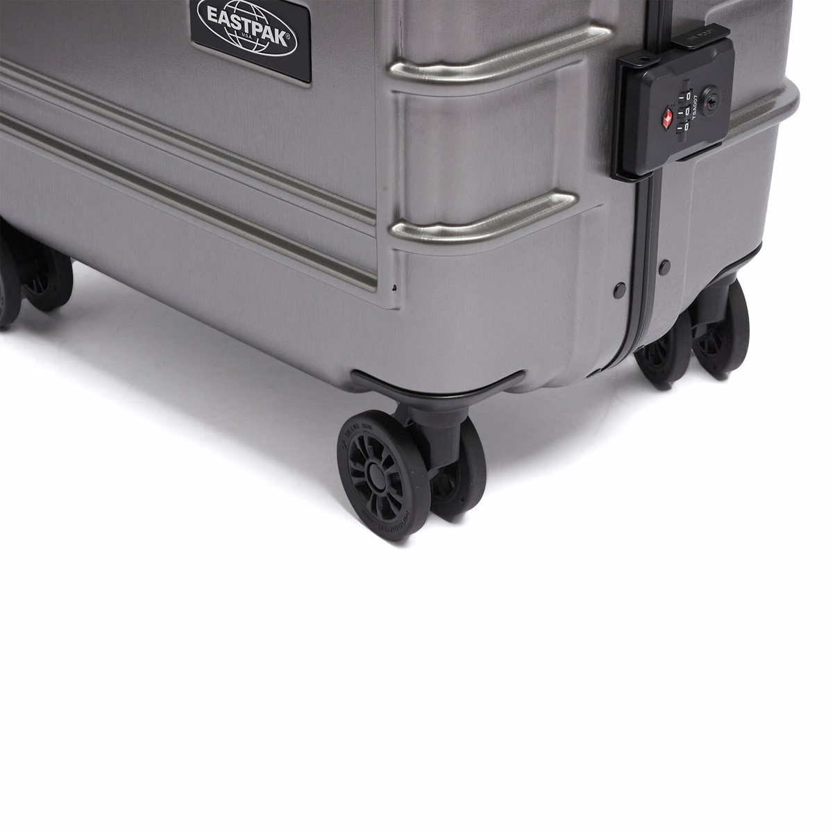 Eastpak Resist'r Luggage Case - Medium in Brushed Metal 