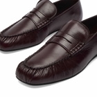 ALOHAS Women's Aven Rift Leather Loafers in Rift Burgundy