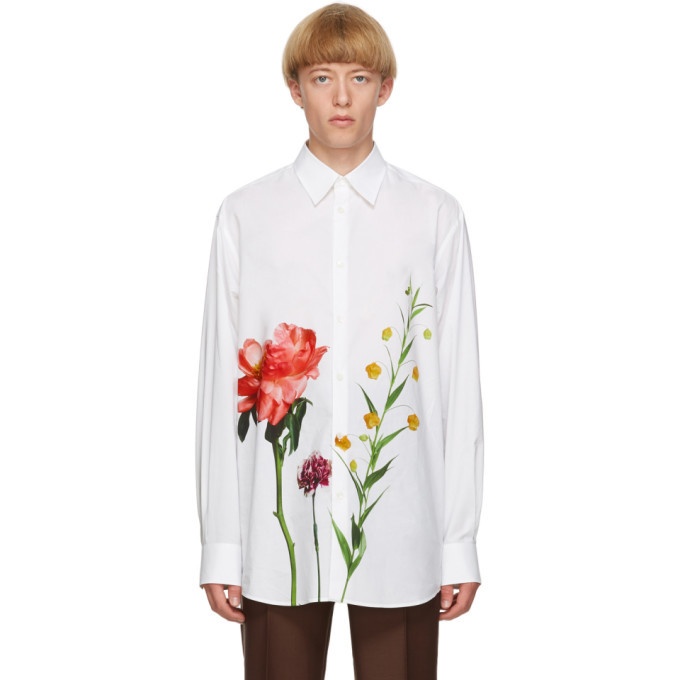 Photo: Valentino White Inez and Vinoodh Edition Poplin Floral Shirt