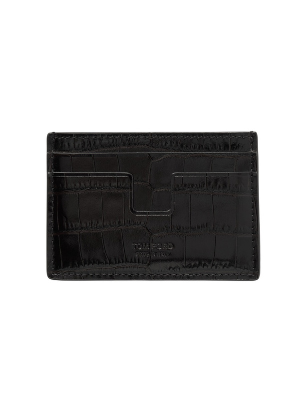 Photo: TOM FORD - Croc-Effect Patent-Leather Cardholder
