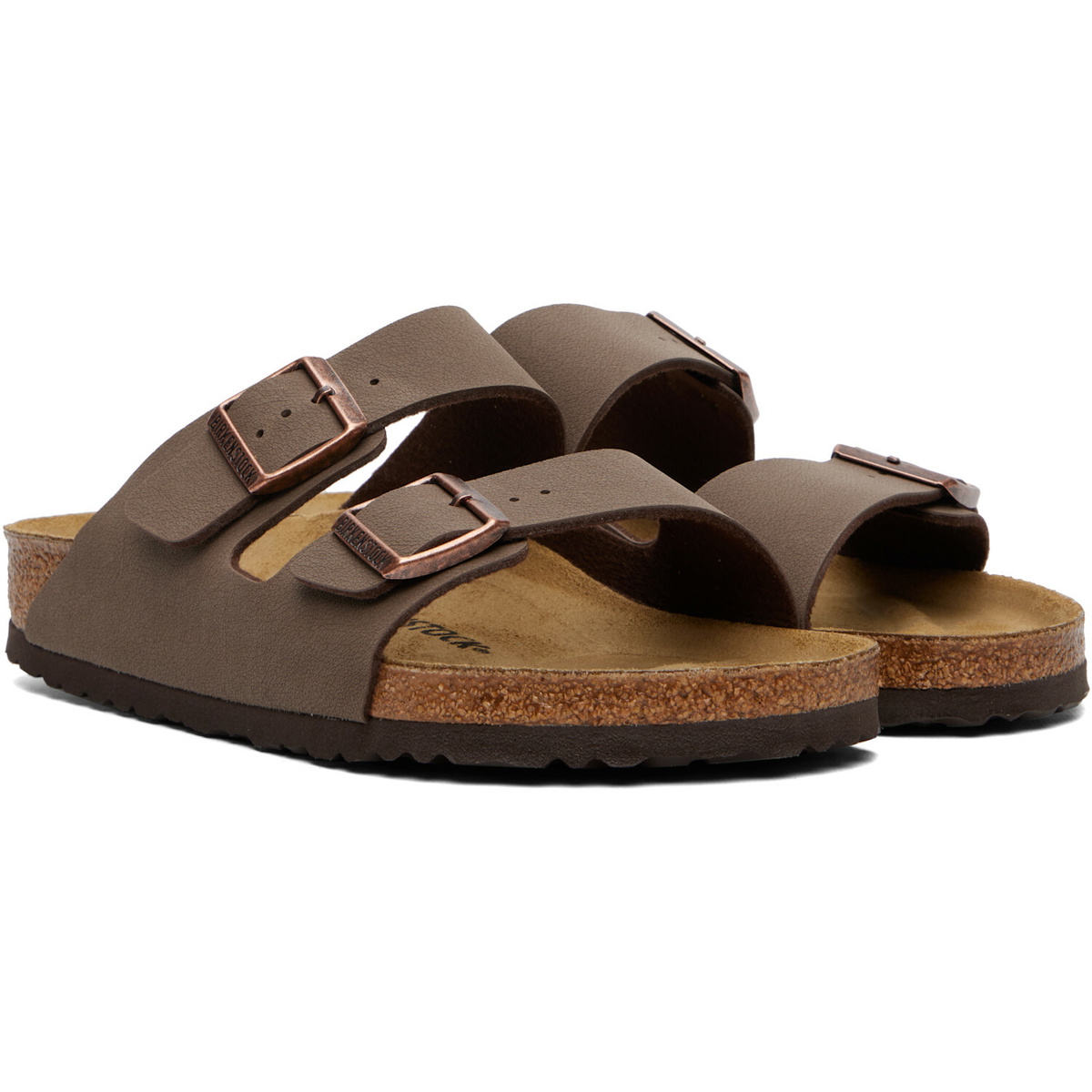 Birkenstock Brown Regular Arizona Birkibuc Sandals