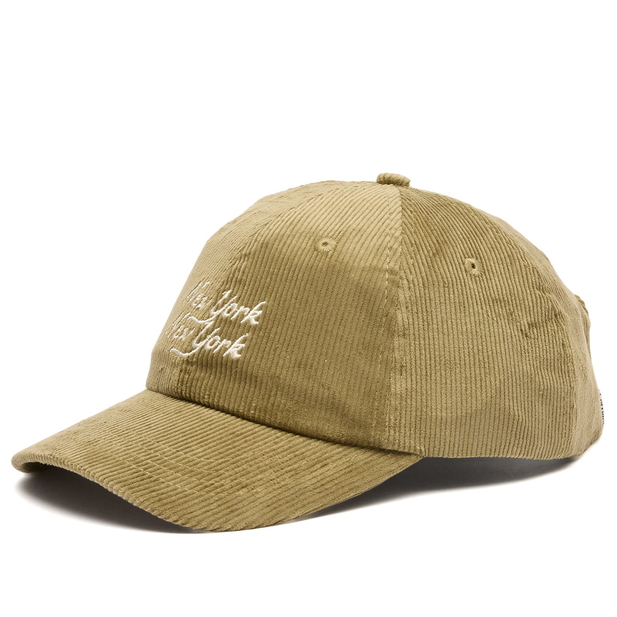 Corridor Men's Cord Script Cap in Olive 