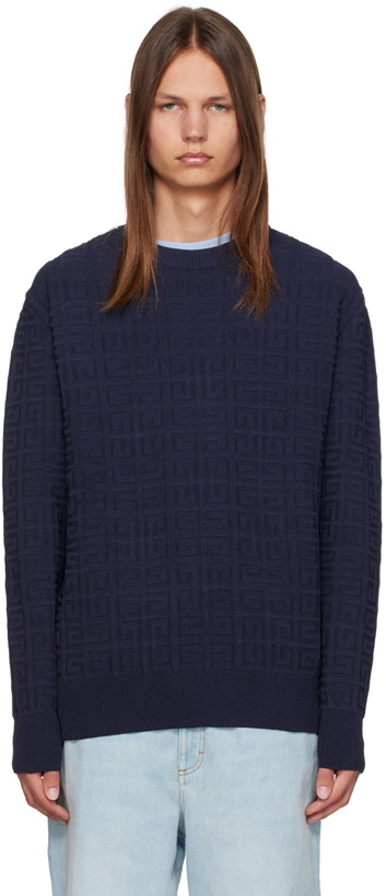 Photo: Givenchy Navy 4G Sweater
