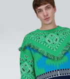 Alanui - Icon Bandana jacquard virgin wool sweater