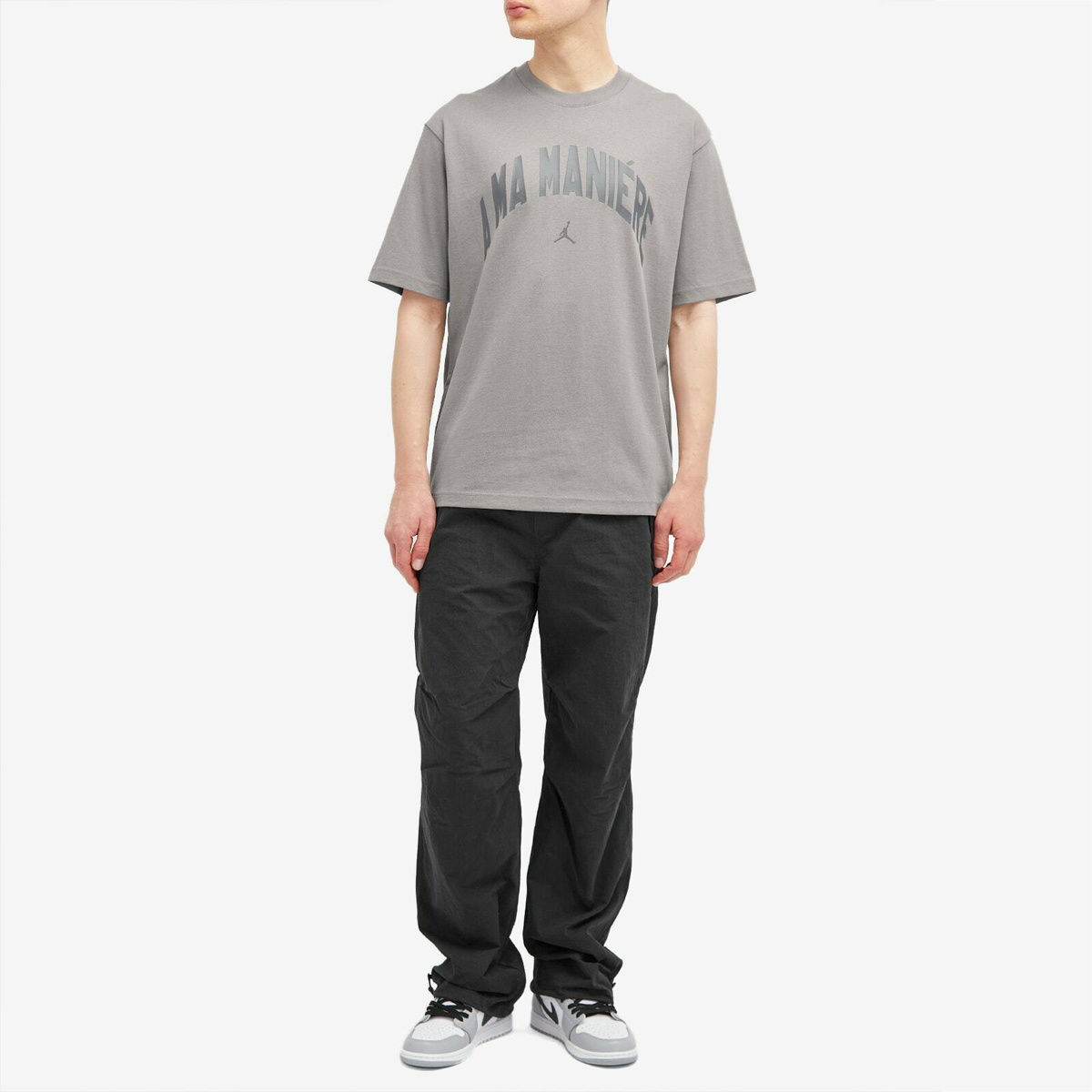 Air Jordan Men's x A Ma Maniere T-Shirt in Flat Pewter Nike