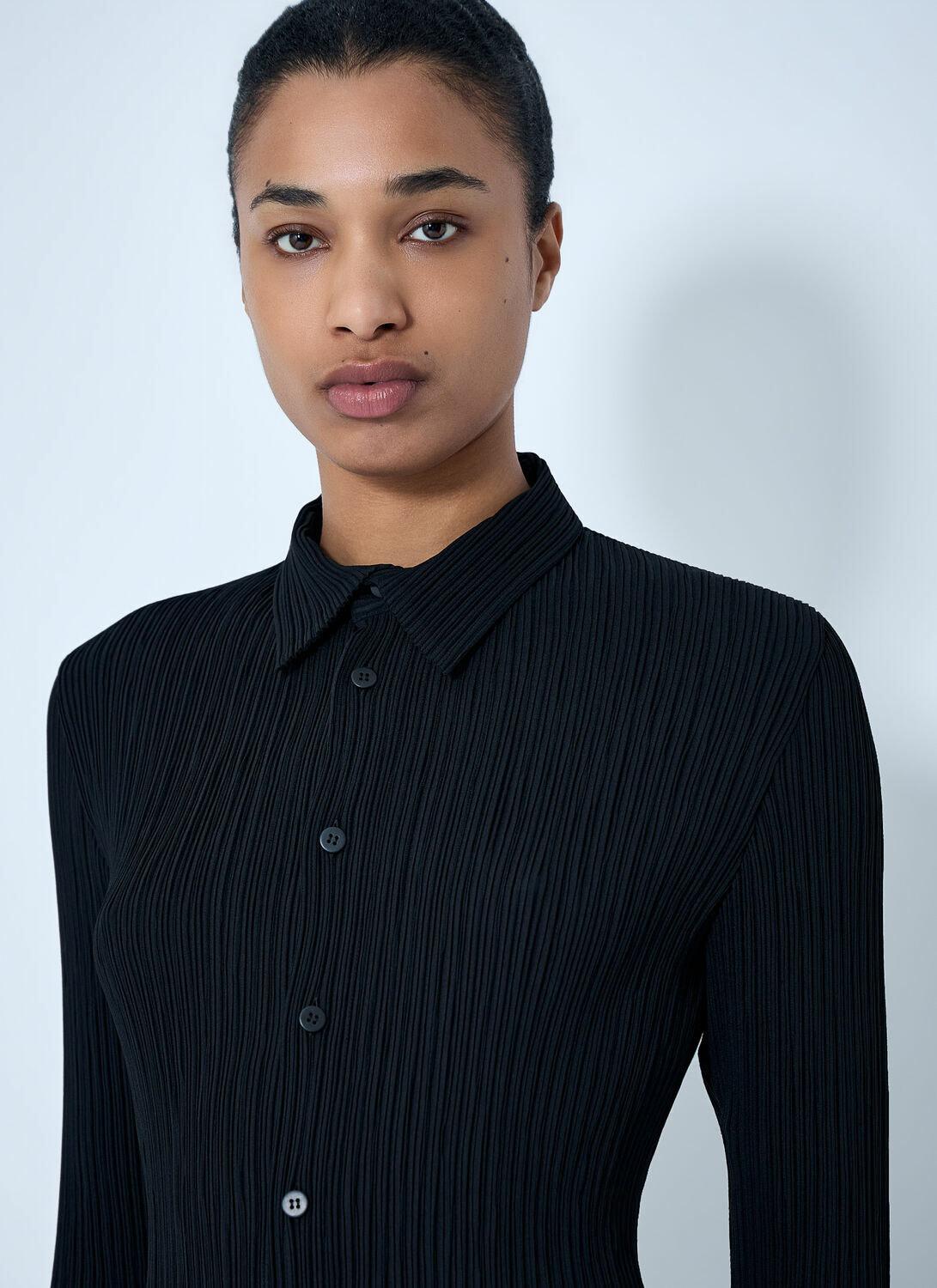 Issey Miyake Textured Button-Down Shirt