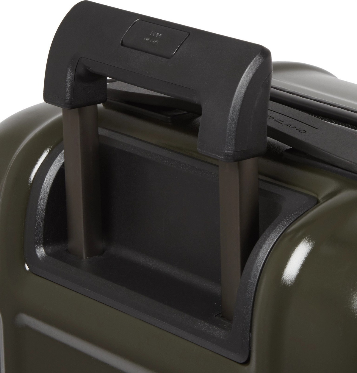 Fabbrica Pelletterie Milano - Globe Spinner 55cm Leather-Trimmed Polycarbonate Carry-On Suitcase - Green
