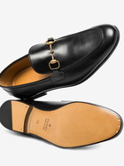 Gucci Black Jordaan Leather Loafers