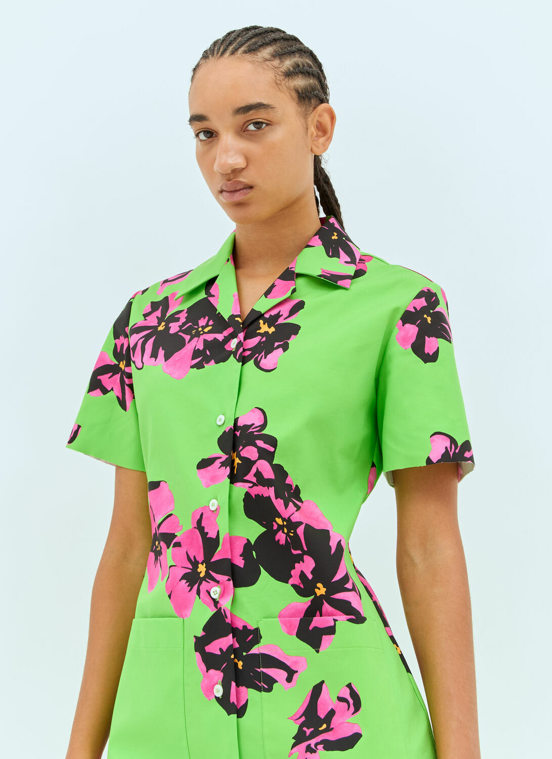 Miu Miu Flower Midi Dress