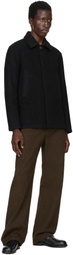 LE17SEPTEMBRE Black Boxy Half Coat
