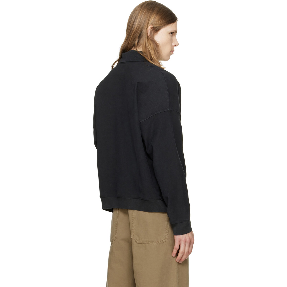 Citizens of Humanity Black Rugby Polo