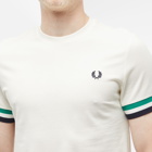 Fred Perry Authentic Men's Bold Tipped T-Shirt in Ecru